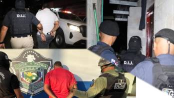 Allanamientos simultáneos permitieron capturar a cinco sospechosos y recuperar dos vehículos.