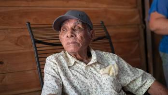 El señor José Flores, el más longevo.