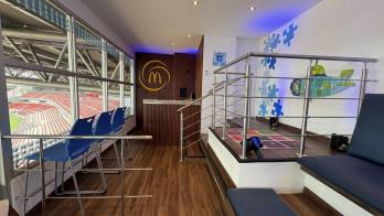 Así es la preciosa instalación en el coliseo de Juan Díaz.