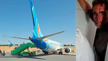 El vuelo tuvo que aterrizar de emergencia en Arabia Saudita.