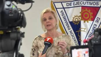 La presidenta de la Asociación Panameña de Ejecutivos de Empresa ( Apede ), Giulia De Sanctis.