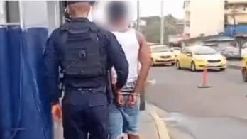 Tras un allanamiento hecho por la Policía Nacional el sospechoso fue aprehendido