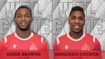 Cooper y Browne, presentados con el Hapoel Tel Aviv FC