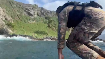 El milagro en “Piedra Farallón”: rescatan a siete náufragos