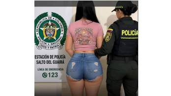 Detienen a dama en Colombia. Su hombre la acusó de abusadora e insaciable