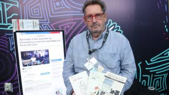 Rodrigo Alonso participa por segunda vez en la Feria Internacional del Libro Panamá.