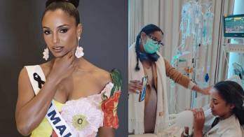 Gabrielle Henry, Miss Jamaica 2025, estuvo hospitalizada durante 4 meses tras la caída que sufrió en el certamen celebrado el año pasado en Tailandia. Redes Sociales/@officialgabriellehenry
