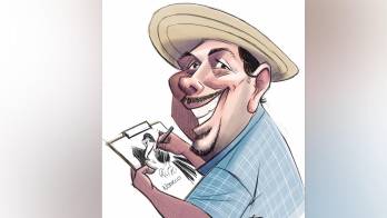 Félix Barrios fue el caricaturista oficial del diario La Estrella de Panamá por 45 años.