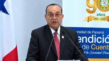 Eduardo Flores Castro presentó este lunes su última Rendición de Cuentas como rector de la Universidad de Panamá, institución que dirigió durante dos períodos consecutivos.