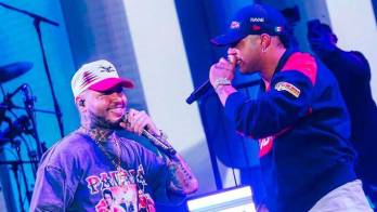‘Vinculao’ fue uno de los temas más esperados del concierto de Farruko en la Plaza Figali, cuando el puertorriqueño y Boza compartieron tarima.