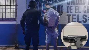 El ciudadano fue aprehendido durante un recorrido preventivo del GAR en El Chorrillo.