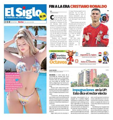 Portada del impreso del 7 de julio de 2026