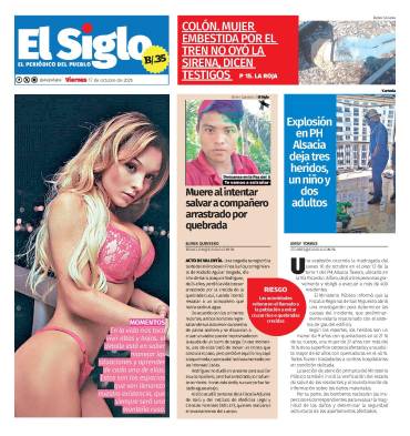 Portada del impreso del 17 de octubre de 2025