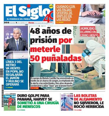 Portada del impreso del 19 de septiembre de 2025