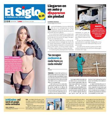 Portada del impreso del 2 de febrero de 2026