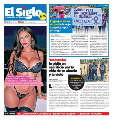 Portada del impreso del 17 de mayo de 2025