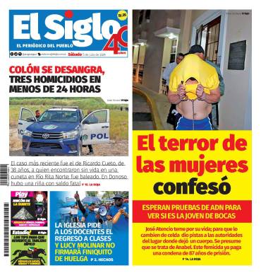 Portada del impreso del 5 de julio de 2025