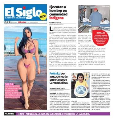 Portada del impreso del 11 de marzo de 2026