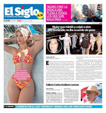Portada del impreso del 20 de enero de 2025