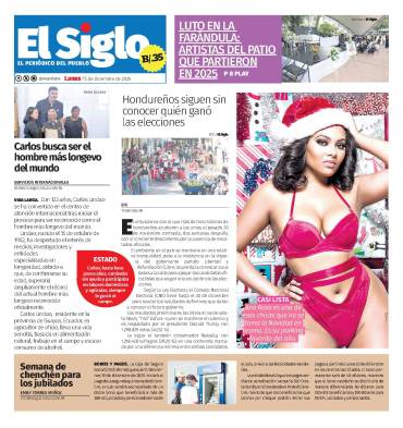 Portada del impreso del 15 de diciembre de 2025