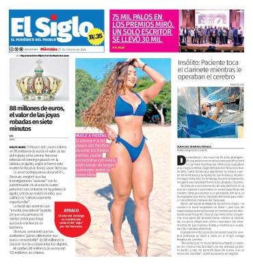 Portada del impreso del 22 de octubre de 2025