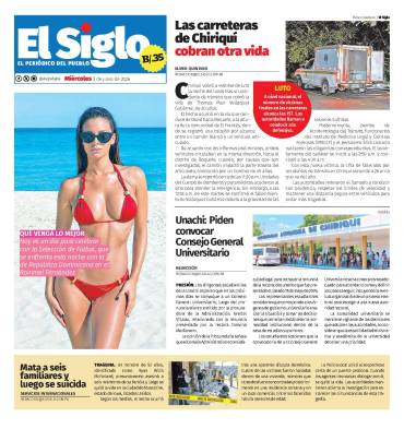 Portada del impreso del 3 de junio de 2026