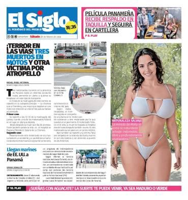 Portada del impreso del 28 de febrero de 2026