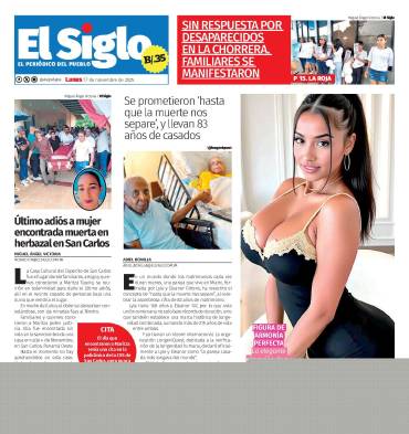 Portada del impreso del 17 de noviembre de 2025