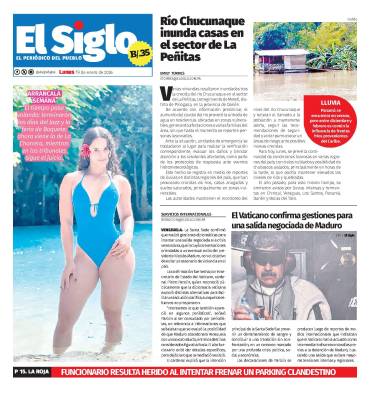 Portada de impreso del 19 de enero de 2026