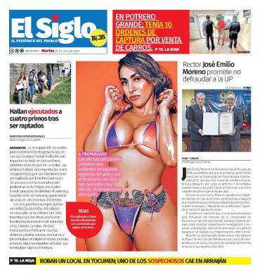 Portada del impreso del 21 de julio de 2026