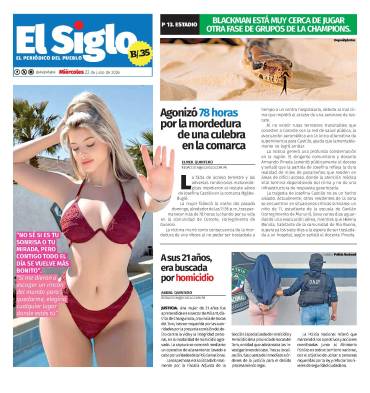 Portada del impreso del 22 de julio de 2026