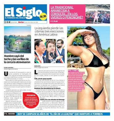 Portada del impreso del 16 de diciembre de 2025