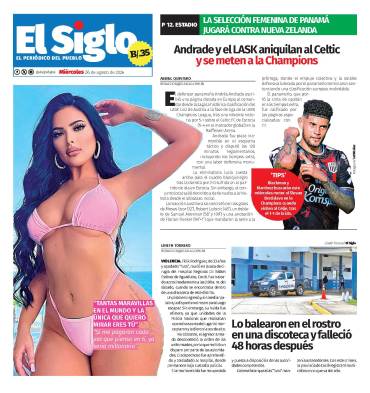 Portada del impreso del 26 de agosto de 2026
