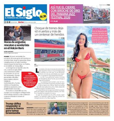 Portada impresa el 20 de enero de 2026