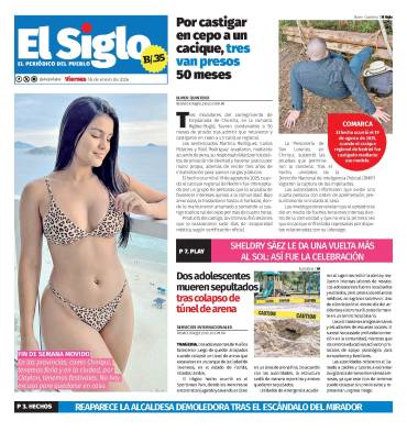 Portada del impreso del 16 de enero de 2026