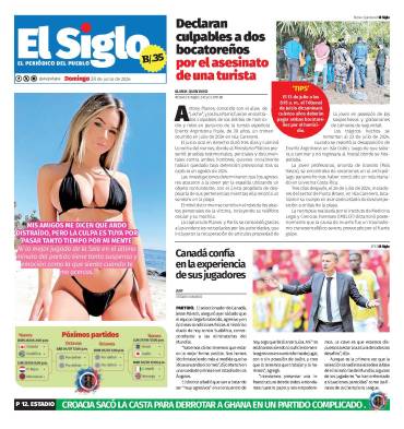 Portada del impreso del 28 de junio de 2026