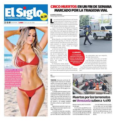 Portada del impreso del 13 de julio de 2026