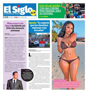 Portada del impreso del 26 de mayo de 2025