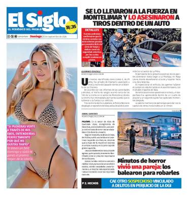 Portada del impreso del 20 de septiembre de 2026
