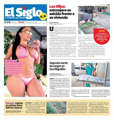 Portada del impreso del 31 de octubre de 2025