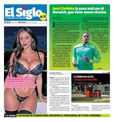 Portada del impreso del 23 de abril de 2025