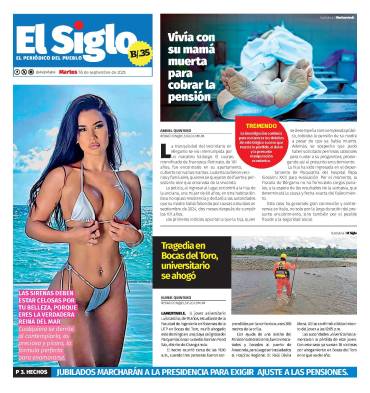 Portada del impreso del 16 de septiembre de 2025