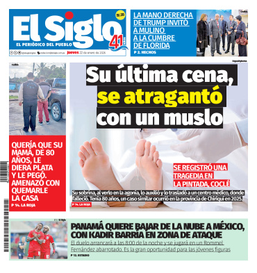 Portada del impreso del 22 de enero de 2026