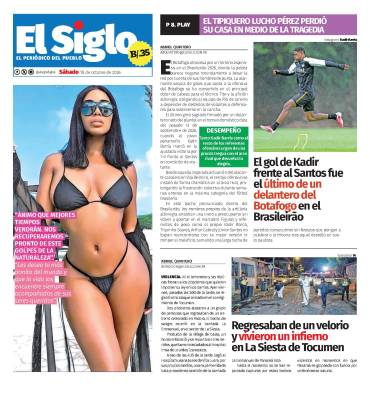 Portada del impreso del 10 de octubre de 2026