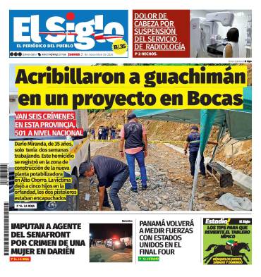 Portada del impreso del 21 de noviembre de 2024