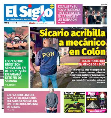 Portada del impreso del 18 de octubre de 2025