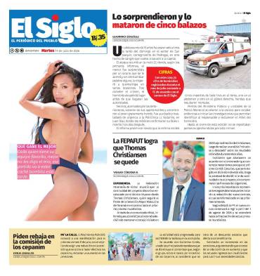 Portada del impreso del 14 de julio de 2026