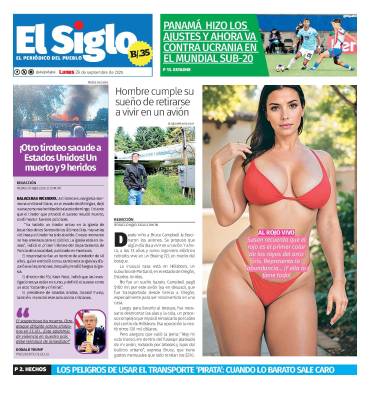 Portada del impreso del 29 de septiembre de 2025