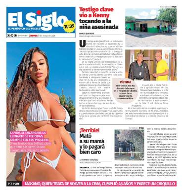 Portada del impreso del 8 de mayo de 2025