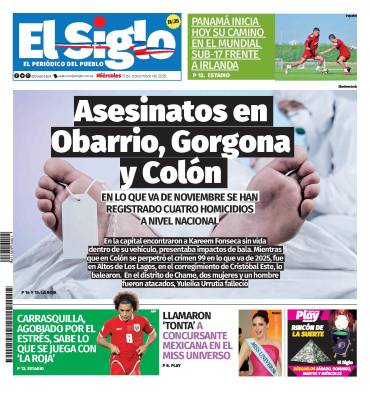 Portada del impreso del 5 de noviembre de 2025